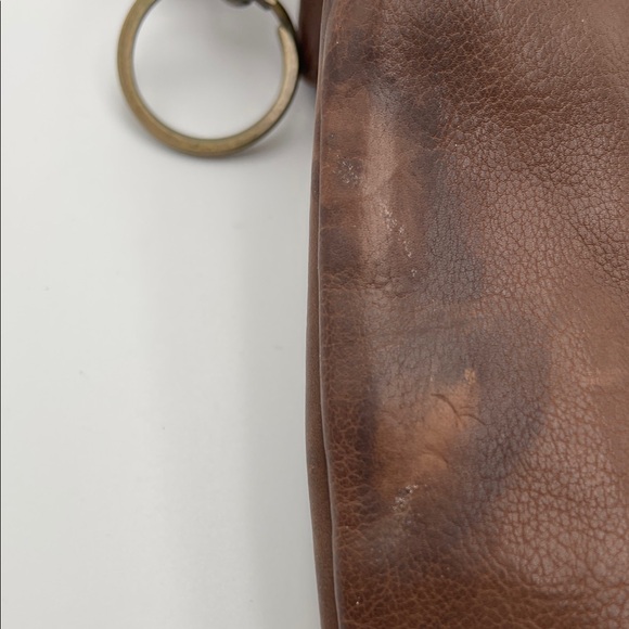 FRYE AND CO. Brown Leather Crossbody with Stud Accents - Picture 9 of 9